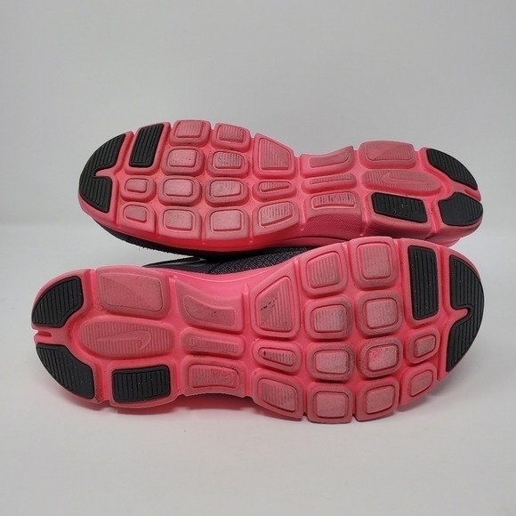 NIKE FLEX EXPERIENCE RN RUNNING SHOES SNEAKERS WOMEN SIZE 10 GREY & PINK ACTIVE - Picture 8 of 12